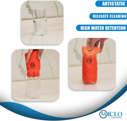 Set 4 |16''x24''| Microfibre Premium Cleaning Cloth of - Magic Cloth | All Purpose, Absorbent Washcloth | Microfiber