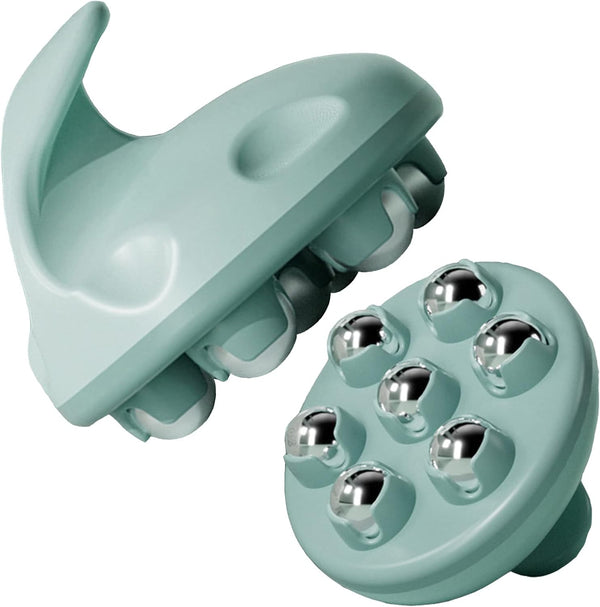 WMM Hand Held Massager, Full Body Massage Tool with Roller Ball Massager Manual