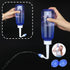 2PCS-PACK Sinus Rinse Bottle with 4 Sprayer + 1 Moisturizing Nasal Pump - 300ml Nasal Irrigation Kit for Adults and