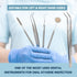 Professional Dental Tartar Scraper Tool, Oral Picks for Removing Calculus, Plaque Remover, Stainless Steel