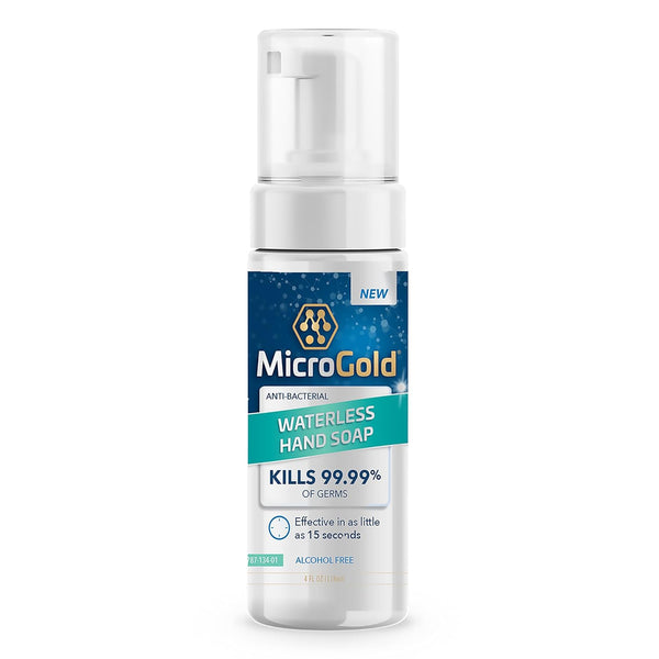 Alcohol Free Hand Sanitizer and Waterless Foaming Antibacterial Soap, Kills 99.9% of Germs, 4 Fl Oz