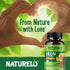NATURELO Vegan Iron Supplement with Vitamin C, Organic Whole Foods - Gentle Iron Pills for Women & Men, 90 Mini Capsules