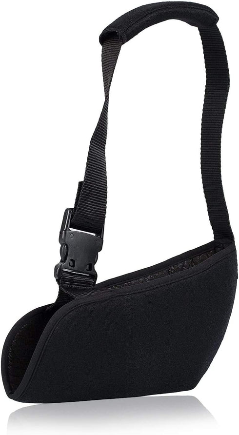 Soles Pediatric Arm Sling, Small, Black, with Padded Shoulder Strap