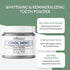 Living Well with Dr. Michelle- Remineralizing & Whitening Tooth Powder Cool Mint-Contains hydroxyapatite, Strengthen, Protect, and Rebuild Teeth and Improve Your Health