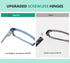 Eyekepper 5-Packs Reading Glasses for Women - Metalless Design, Screwless Spring Hinges Ladies Readers +1.0