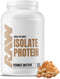 RAW Whey Isolate Protein Powder, Peanut Butter - 100% Grass-Fed for Muscle Growth & Recovery, 25 Servings