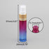 14Pcs 10ml Rose Blue Gradient Color Spray Bottles, Glass Vials for Perfume, Refillable Makeup Travel Fine Mist Sprayer
