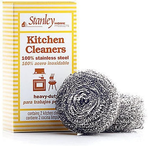 Stanley Home Products Stainless Steel Kitchen Scouring Cleaners - 2 Cleaners Included