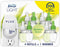Febreze Plug In Air Fresheners, Light Bamboo, 1 Warmer + 4 Oil Refills, Odor Fighter for Strong Odors