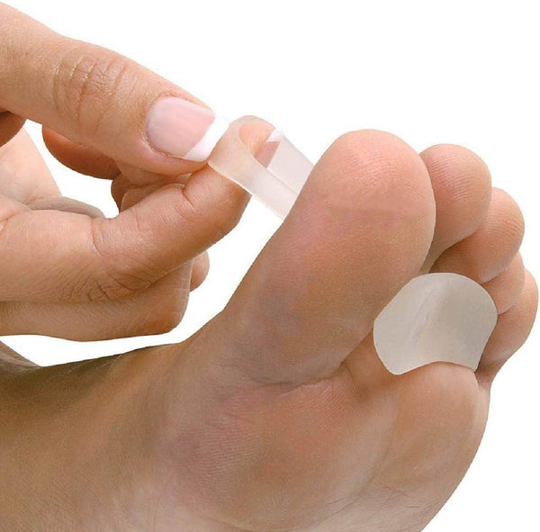 NatraCure Gel Hammer Toe Crest Pads (Left/Right) - 1 Pair for Mallet Toes and Overlapping Toes