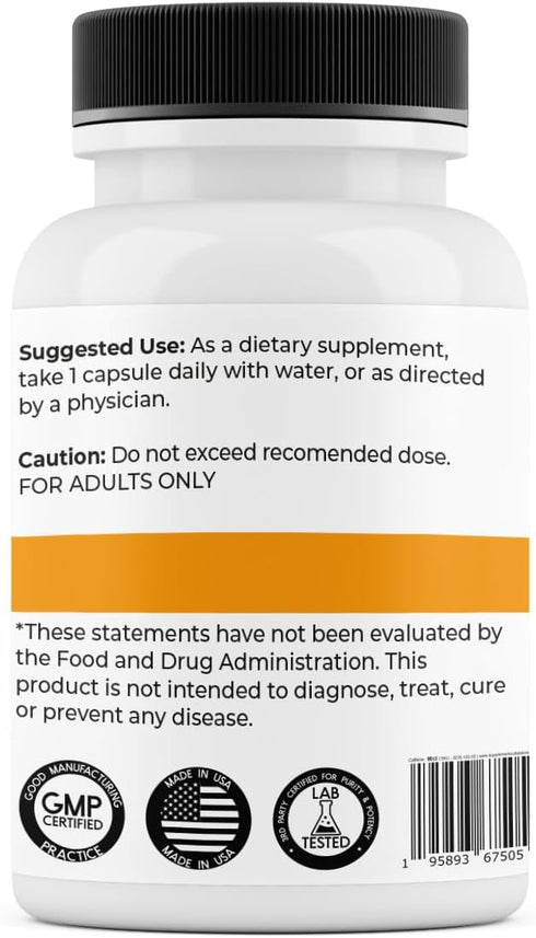 SOS Caffeine Pills | 180 mg x 90 Capsules | Enhanced Energy and Focus, All Natural