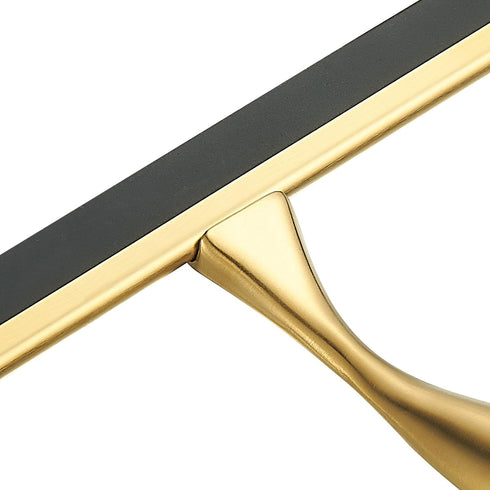 10inch Stainless Water Cleaning Squeegee with Silicon Rubber for Bathroom, Car or Kitchen - 3 Choices (Gold)