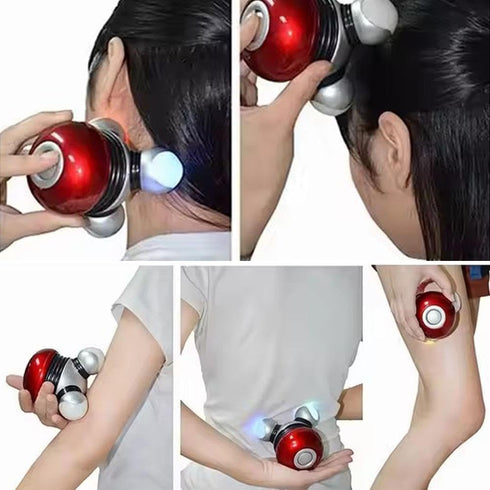 QHUDLV Mini Handheld Massager - Powerful Massage Vibrations for Muscle Relief & Relaxation, Portable Vibrating Body