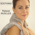 Bed Buddy Lavender Microwave Heating Pad for Back, Shoulder, Neck Pain Relief - Aromatherapy Wrap