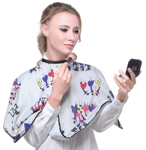 PERFEHAIR Shortie Comb-Out Cape for Makeup Artists, Beauty Salon Styling Cape