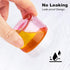 Travel Containers for Toiletries - Plastic Cream Jars TSA Approved, 8 Pack 2oz Refillable Travel Bottles