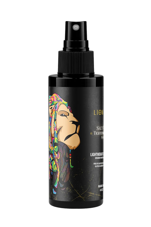 Lion Locs Starter Twist and Lock Spray | Vegan Sea Salt Mist with Essential Oils & Aloe for New Dreadlocks (4oz)