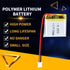 3.7V 310mAh 372727 Lipo Battery Pack, Rechargeable Lithium Polymer with PH2.0mm JST Connector