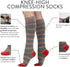 VIM & VIGR Cotton Compression Socks - Comfortable & Stylish