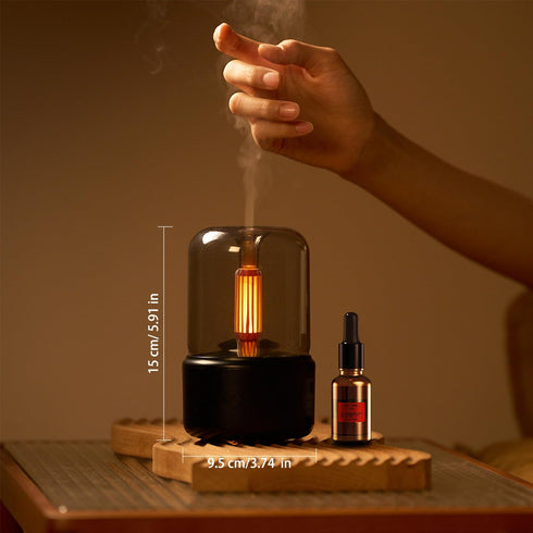 LONCIN 150ml Essential Oil Diffuser, Aromatherapy Diffuser with Auto Shut-Off Function, Ultrasonic Diffusers