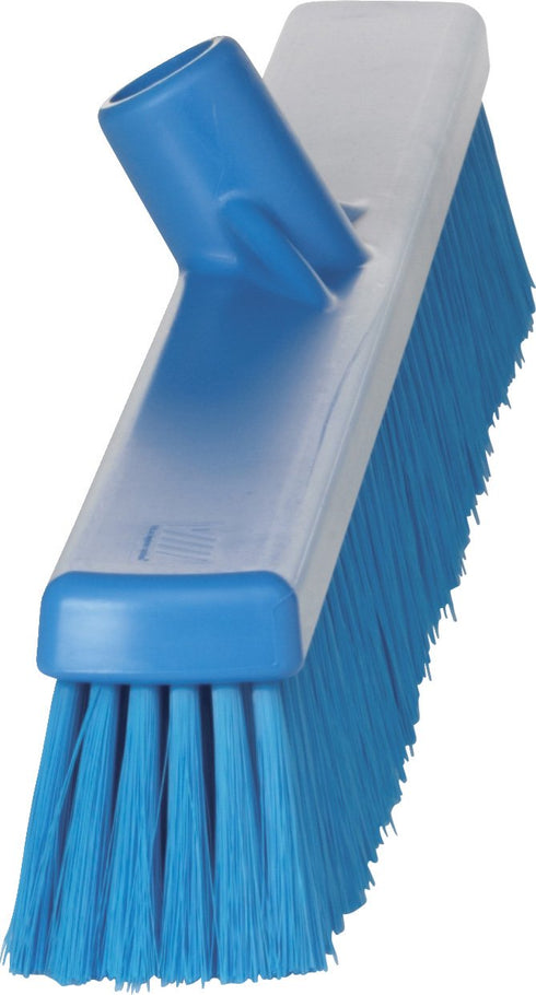 Vikan 31943 Push Broom, Soft/Stiff, 24", Blue, PP/PBT