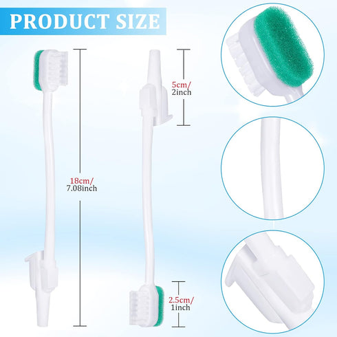 10 Pcs Suction Swab Toothbrush Care Swab Suction Toothbrush Disposable Oral Swabs Toothbrush for Suction Machine Sponge Disposable Individually Wrapped for Elderly Adults Oral Dental Mouth Care