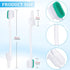 10 Pcs Suction Swab Toothbrush Care Swab Suction Toothbrush Disposable Oral Swabs Toothbrush for Suction Machine Sponge Disposable Individually Wrapped for Elderly Adults Oral Dental Mouth Care