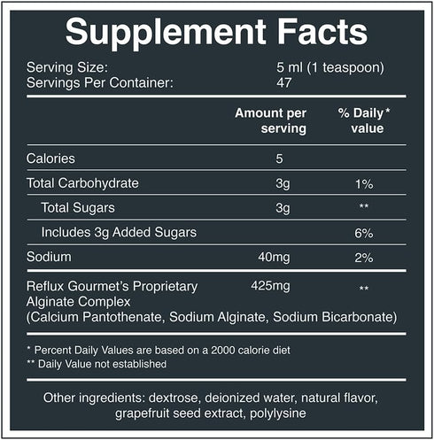 Natural Heartburn Acid Reflux Relief Support Supplement for GERD, LPR, Indigestion - Aid for Intermittent Fasting,