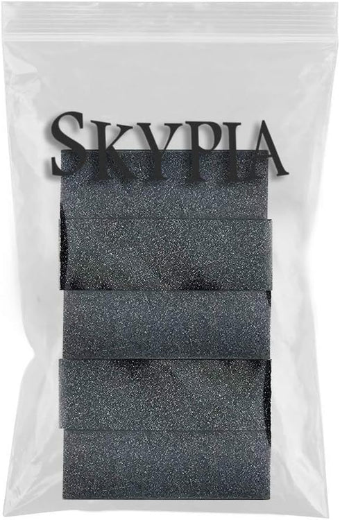 SKYPIA Nail Buffer, 3 Sided Blocks, Sanding Buffing Grinding Polisher File, Shine Nail Art Tool, 5 PCS
