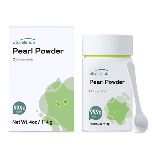 Organic Pearl Powder 4OZ / 114g, 99.9% Purity, Cosmetic Grade for DIY Mask, Cream, Lotion, Homemade Cosmetics