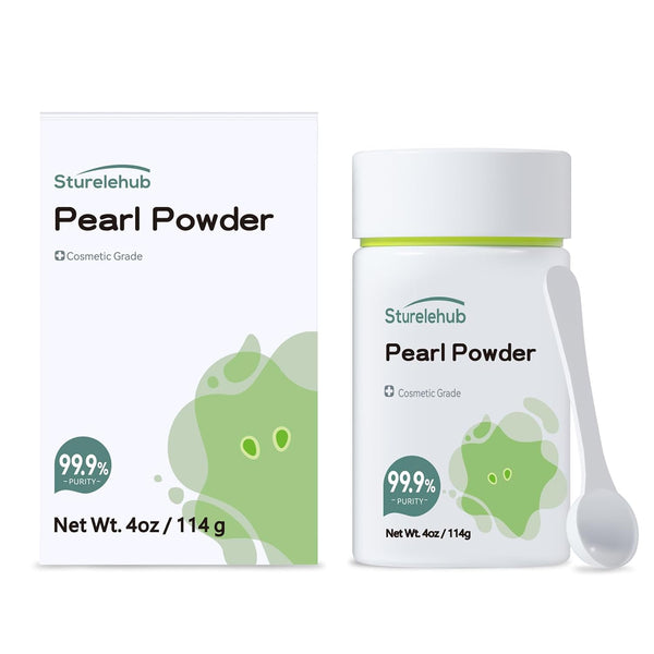 Organic Pearl Powder 4OZ / 114g, 99.9% Purity, Cosmetic Grade for DIY Mask, Cream, Lotion, Homemade Cosmetics