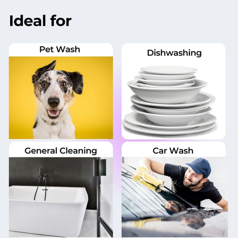 Cleaning Gloves for Dishwashing, Scrubber Glove for Housework, Kitchen, Bathroom Cleaning (1 Pair)