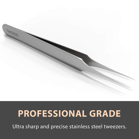 Ingrown Hair Tweezers | Pointed Tip | 2 Pack | Precision Stainless Steel for Treatment & Splinter Removal