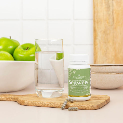 Seaweed Kelp Supplements from New Zealand | 100% Pure Organic & Natural - Multi-Nutrient & Thyroid Support - 60