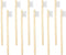 10 PCS Kids Bamboo Toothbrushes Soft Bristles Wooden, Natural Biodegradable BPA Free Eco-Friendly (White)