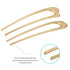 U-Shaped Hair Pins - Vintage Metal Hair Sticks, French Hair Pin Hairstyle Chignon for Women, 2PCS-Style 1