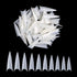 YIMART 500pcs Acrylic Medium Long Stiletto Nail Tips, Sharp False Nail Art Tips for Nails Salon (Natural)