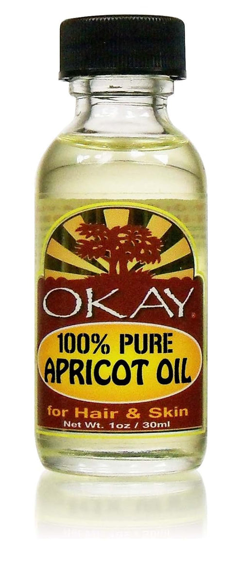 OKAY 100% PURE APRICOT OIL - 1oz/30ml
