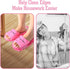 2 Pairs Microfiber Slipper Mop Slippers for Floor Cleaning, Reusable Dust Tool for Women, Men, House, Kitchen, Office