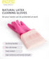PACIFIC PPE 2 Pairs Dishwashing Cleaning Rubber Gloves, Reusable Waterproof Kitchen Gloves, Non-slip, Large