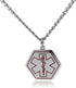 Type 1 Diabetes Medical Alert ID Stainless Steel Pendant Necklace - 26" Chain