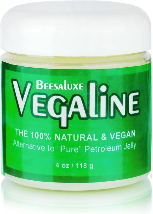 Vegaline - 100% Natural Vegan Alternative to Petroleum Jelly - Multi-use for Lips, Hands, and Makeup Remover