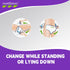 Leaks.XX-Large,10Count Nateen Combi Ultra Adult Diapers with Tabs for Men & Women, Ultimate Absorbency Incontinence