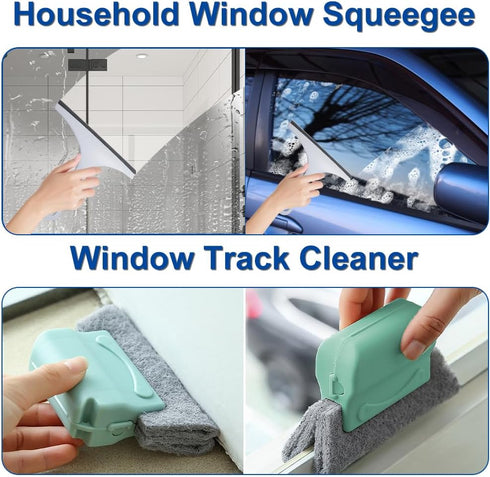 zxbaers 3-10MM, Magnet Window Cleaner Tool, Magnetic Glass Cleaner with Anti-Falling Rope for Glass Thickness Window