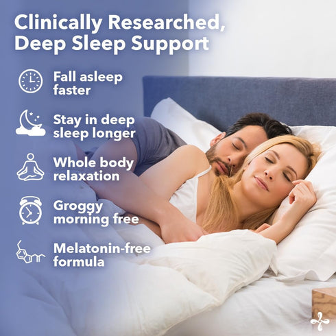 LifeSeasons Rest-ZZZ Melatonin Free - Sleep Support Supplement - Fall Asleep & Stay Asleep - Calms Nervous System - Naturally Ease Muscle Tension & Restlessness - GABA & Chamomile - 60 Capsules