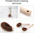 LUNCHS Coconut Fiber Dishwand,Eco-Friendly Dish Washing Wand Scrubbing Tool for Cleaning Kitchen Pot,Pan,Vegetable