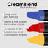 Mehron Makeup CreamBlend Stick | Face Paint, Body Paint, & Foundation Cream Makeup | 0.75 oz (21 g) (Blue)