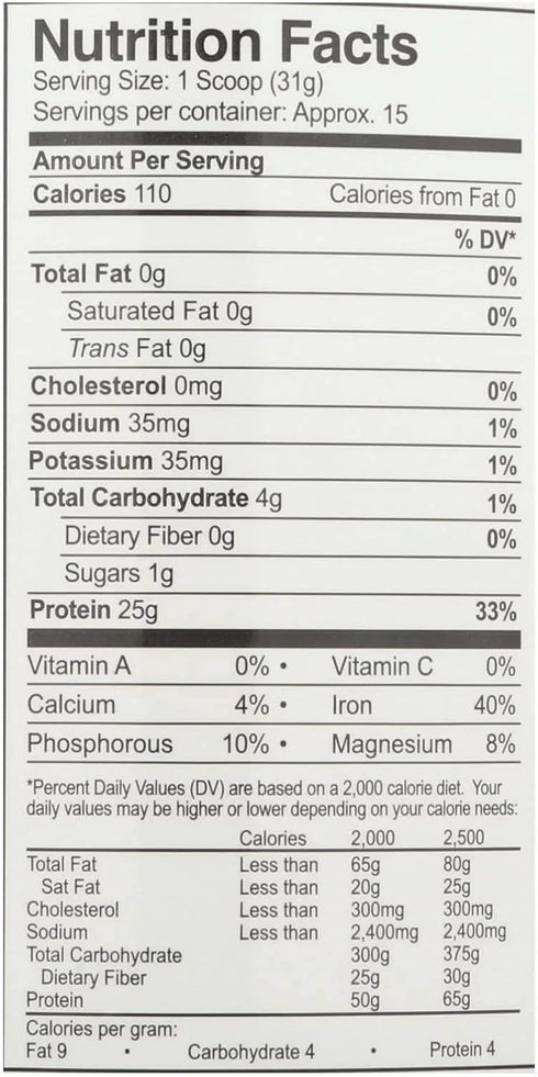 Rice Protein Isolate Powder, Vanilla Blast, 465-Gram