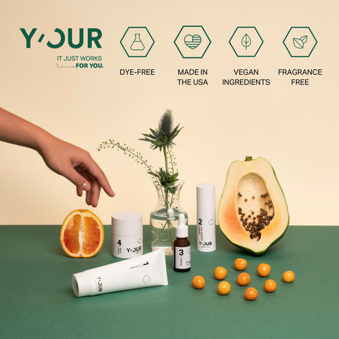 Y’OUR Intensive Lip Balm | 15ml (0.5 oz) Light-Weight & Comforting with Natural Shea Butter & Rosehip Oil for Dry Lips