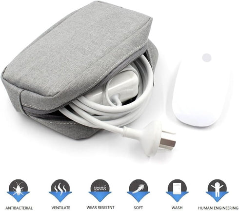 Universal Electronics Soft Carrying Case Bag - Durable & Lightweight for Outgoing, Business, Travel, and Cosmetics